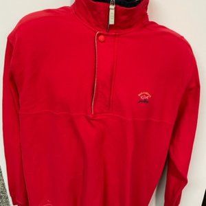 Men's Paul & Shark Yachting Long Sleeve 1/4 Zip Rugby  (New Size XL)